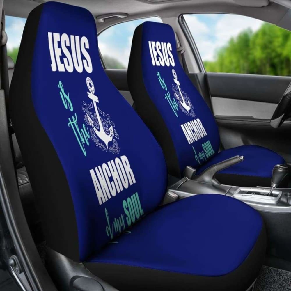 Np Jesus Is The Anchor Car Seat Cover