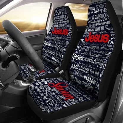 Names Of Jesus -V  Blk-Wht-Red