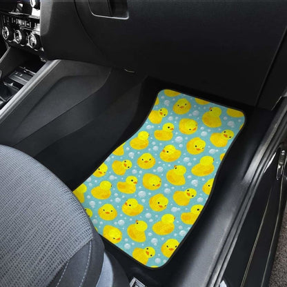 Duck Pattern Print Design  Front And Back Car Mats