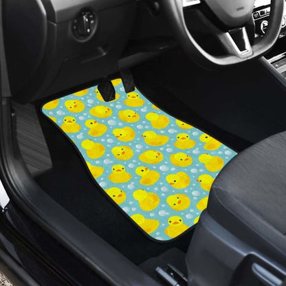 Duck Pattern Print Design  Front And Back Car Mats