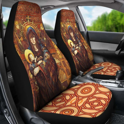 Christian Car Seat Covers Mary Mother Of Jesus