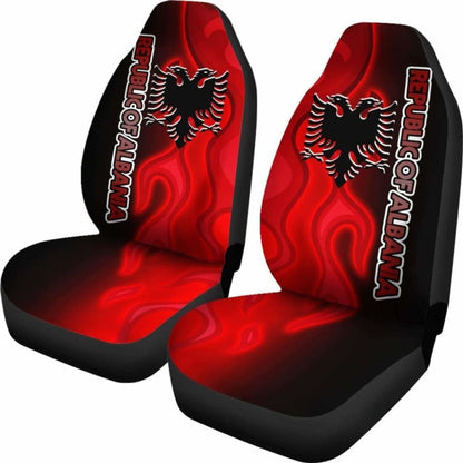 Albania Car Seat Covers - Albanian Flame -