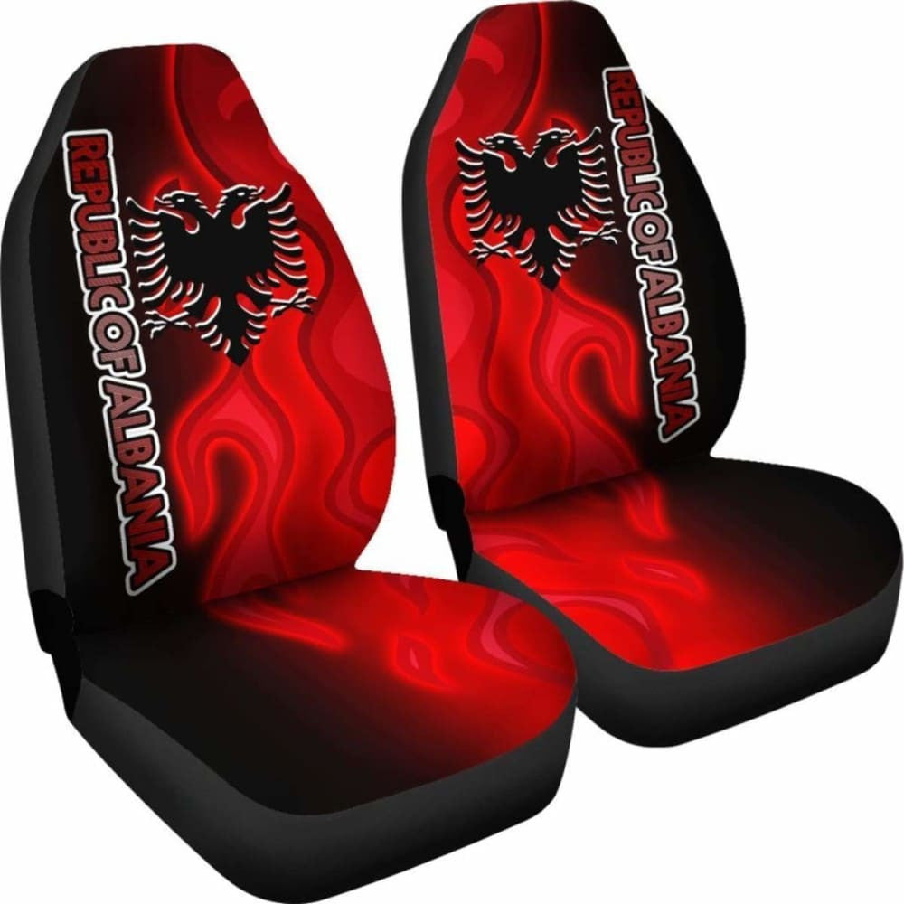Albania Car Seat Covers - Albanian Flame -
