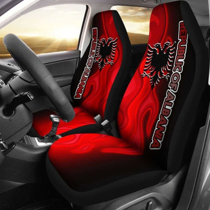 Albania Car Seat Covers - Albanian Flame -