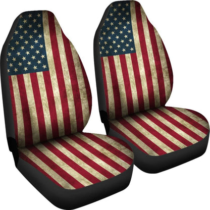 American Flag Inspired Car Seat Covers