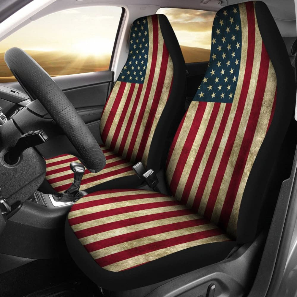 American Flag Inspired Car Seat Covers