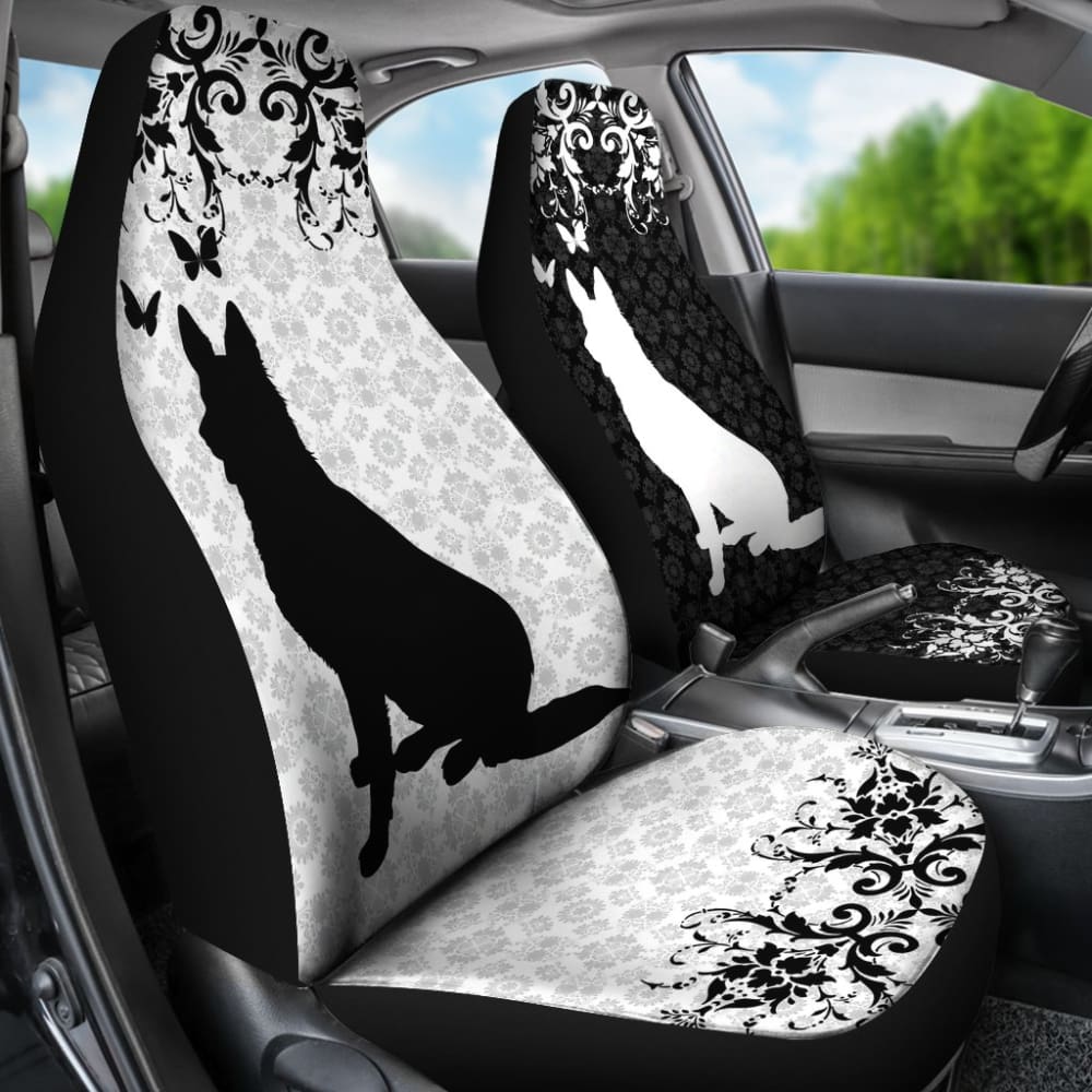 Vintage German Shepherd Car Seat Covers