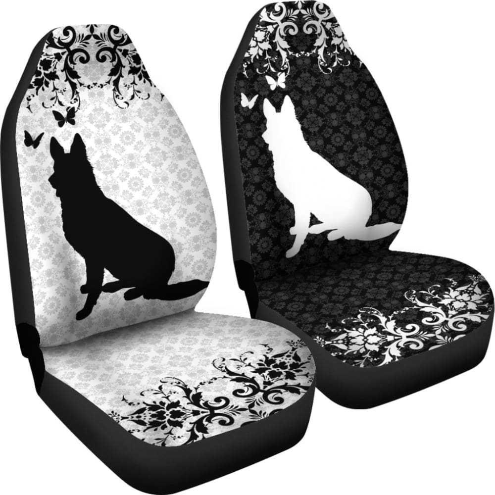 Vintage German Shepherd Car Seat Covers