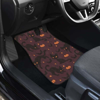 Black Cats Halloween Car Floor Mats