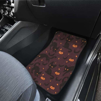 Black Cats Halloween Car Floor Mats