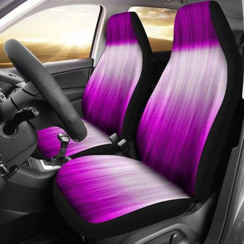 Purple Tie Dye Car Seat Covers