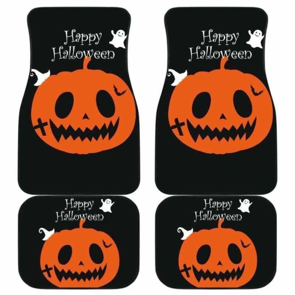 Pumpkin Halloween Car Floor Mats