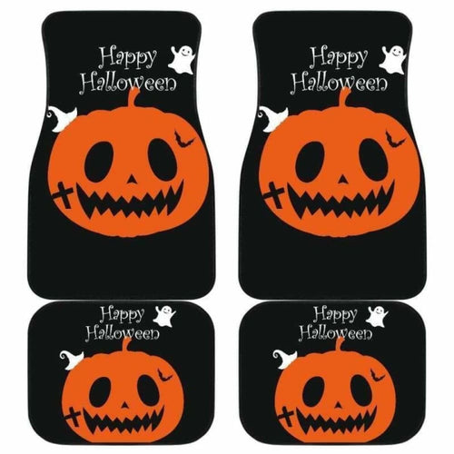 Pumpkin Halloween Car Floor Mats