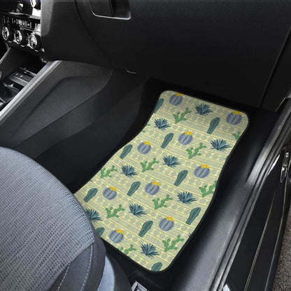Pattern Cactus Vintage Car Floor Mats Amazing Gift H
