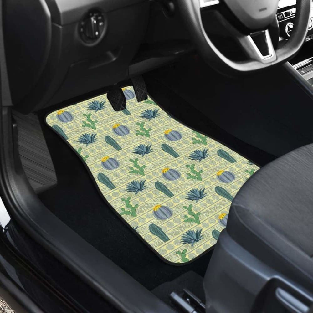 Pattern Cactus Vintage Car Floor Mats Amazing Gift H