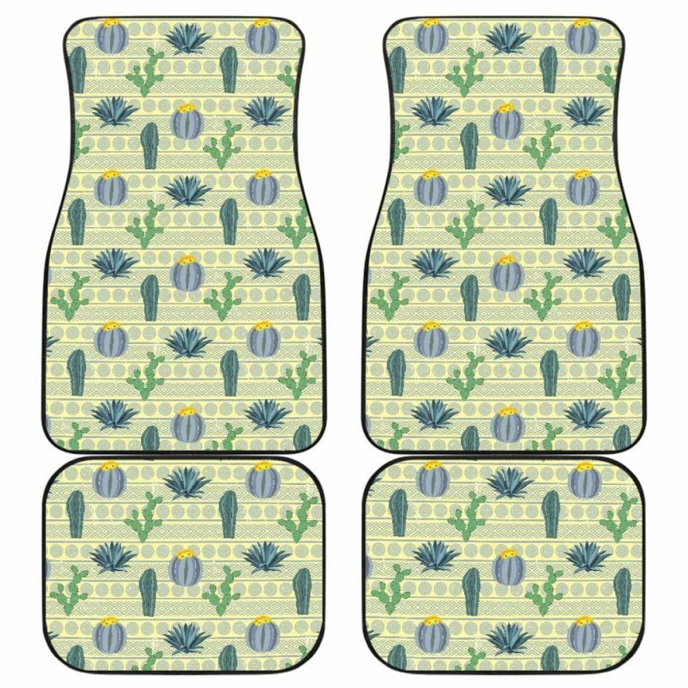 Pattern Cactus Vintage Car Floor Mats Amazing Gift H