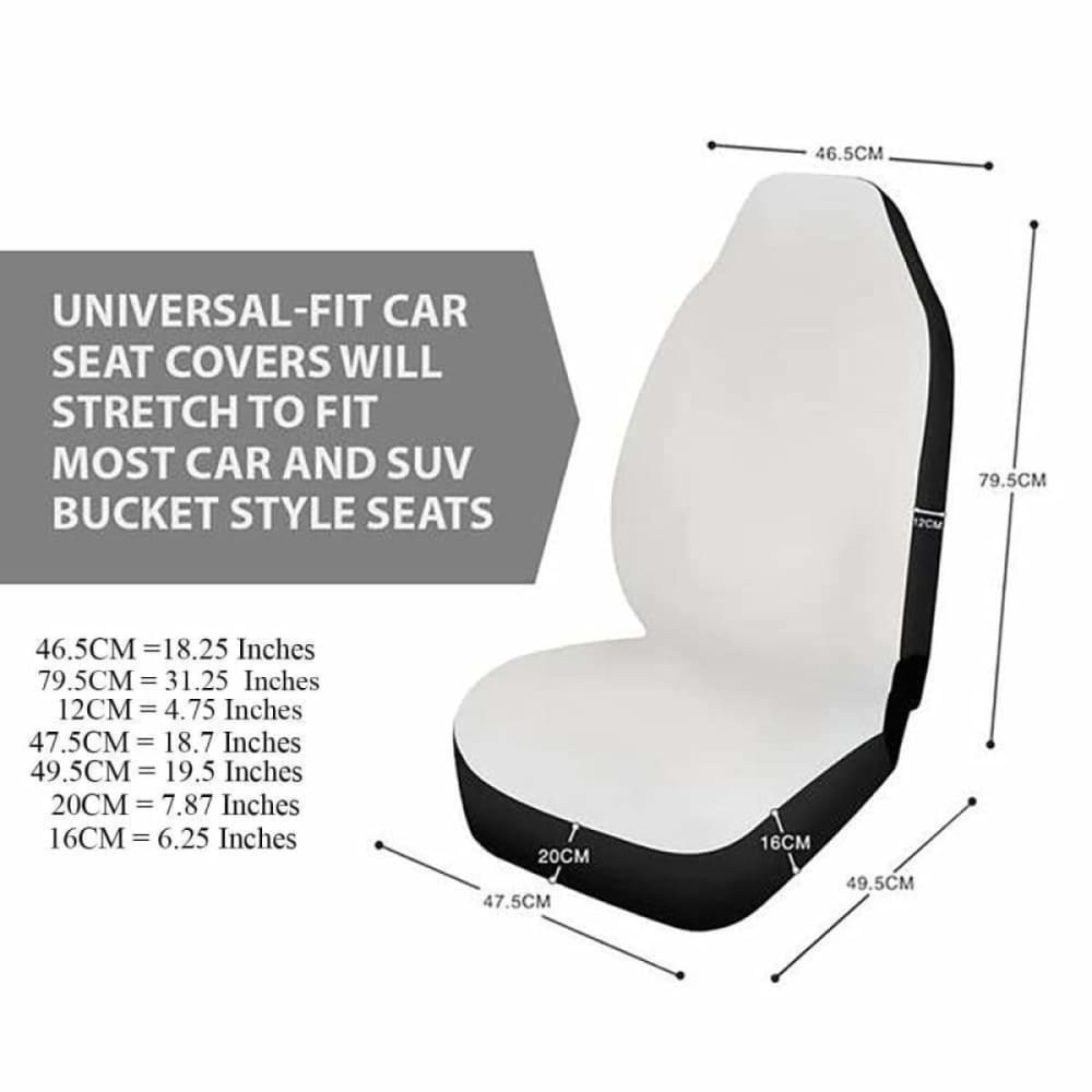 Orange Green And Purple Tie Dye Car Seat Covers