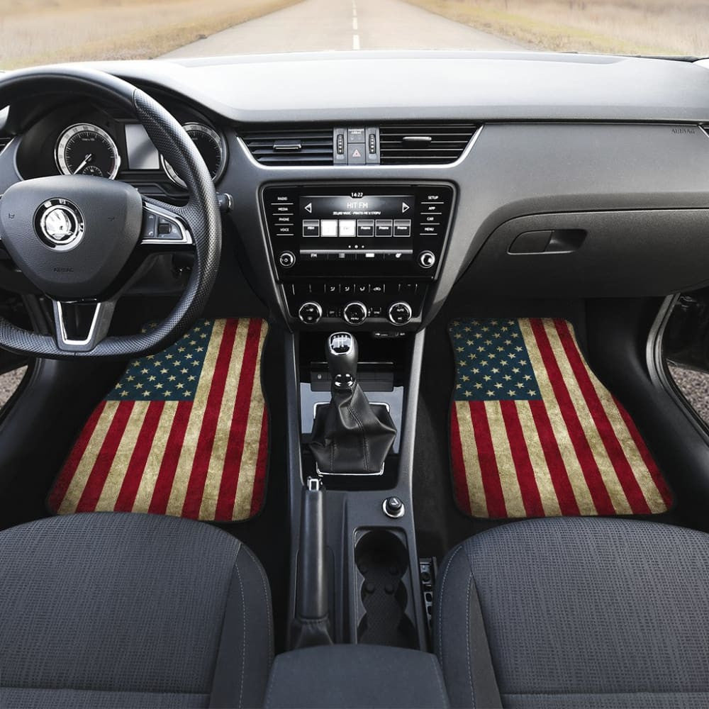 American Flag Inspired Car Floor Mats