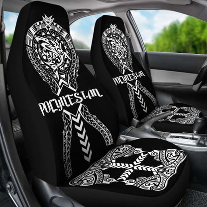 Polynesian Car Seat Covers - Polynesian Shark Tribal Tattoo -