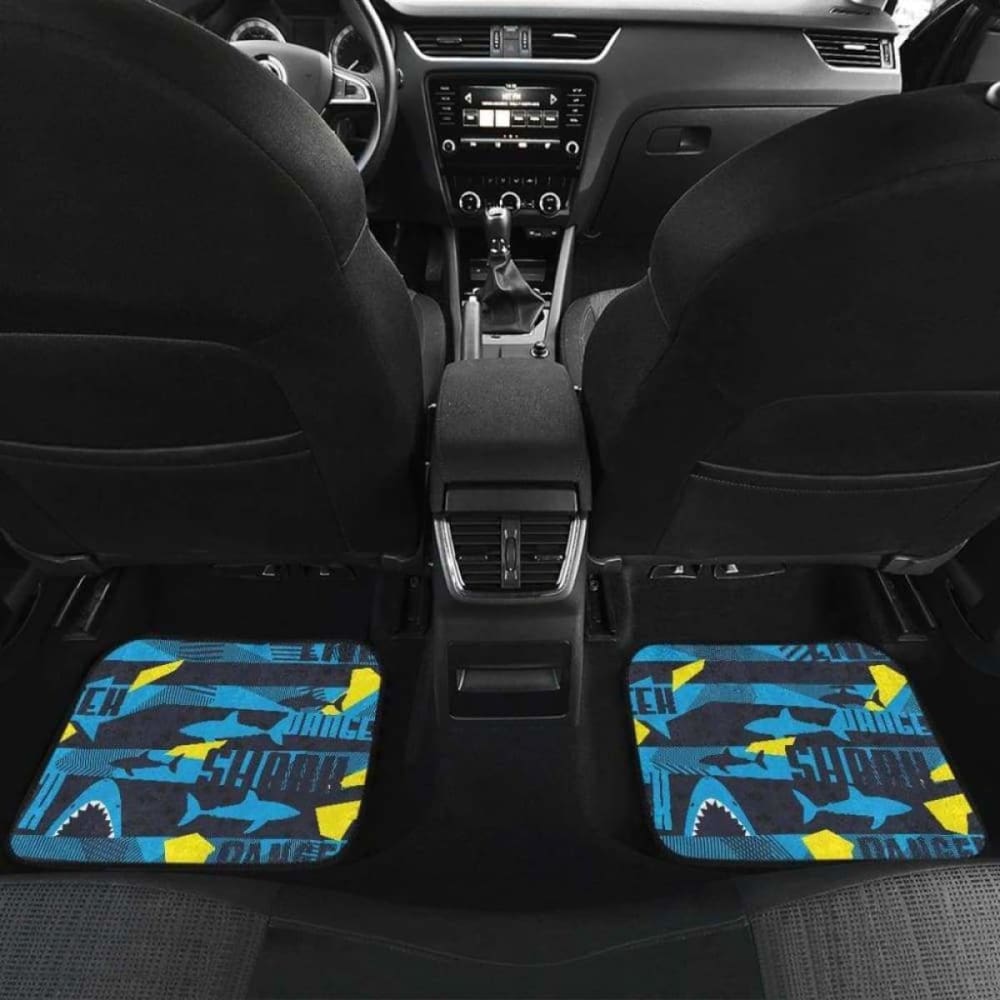 Shark Dangerous Front And Back Car Mats