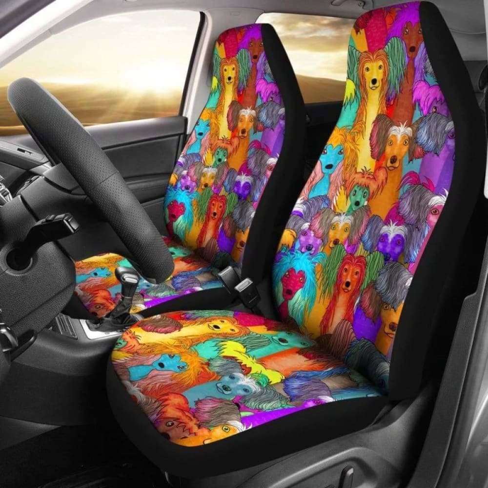 Chinese Crested Car Seat Covers