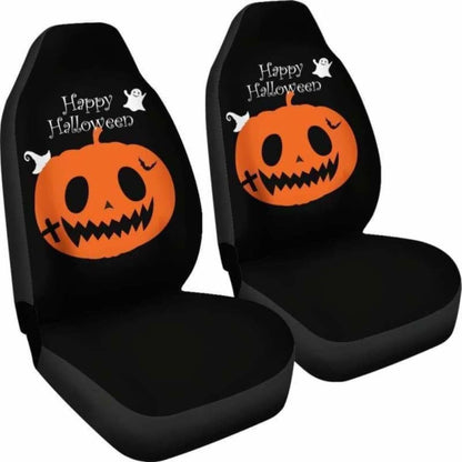 Pumpkin Halloween Car Seat Covers