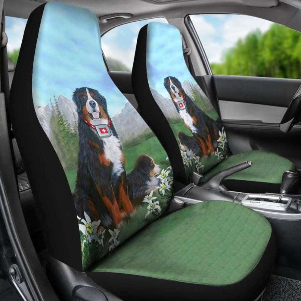 Switzerland Bernese Mountain Dog Car Seat Covers