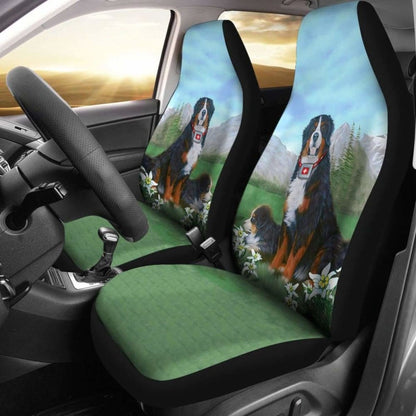 Switzerland Bernese Mountain Dog Car Seat Covers