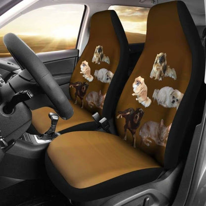Tibetan Spaniel & Friends Car Seat Cover