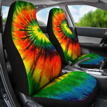 Tie Dye Theme Car Seat Covers