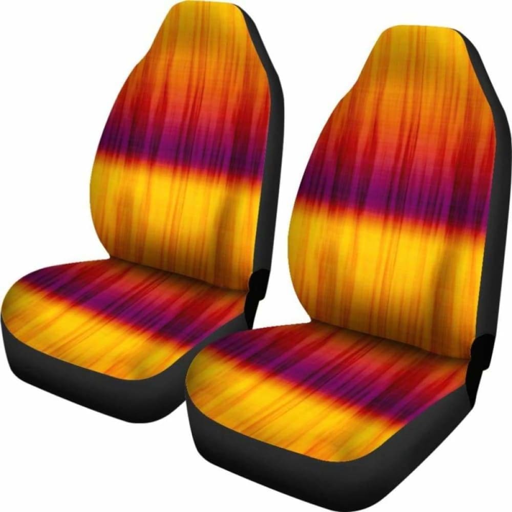 Orange Tie Dye Car Seat Covers Seat Protectors