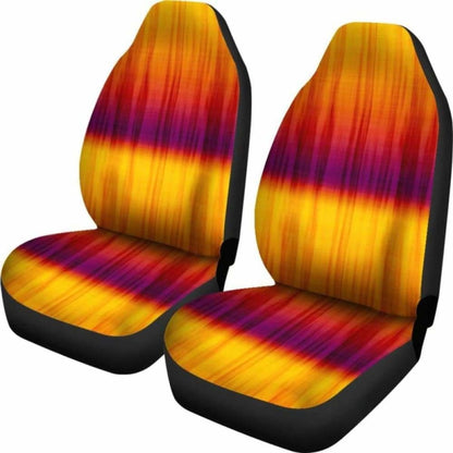 Orange Tie Dye Car Seat Covers Seat Protectors
