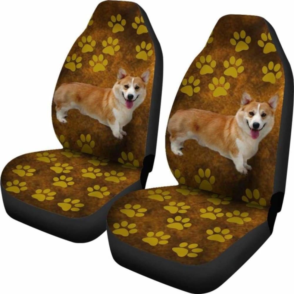 Brown Corgi Car Seat Covers