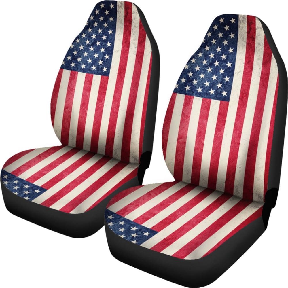 Patriotic American Flag Car Seat Covers