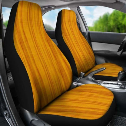 Yellow And Orange Tie Dye Car Seat Covers