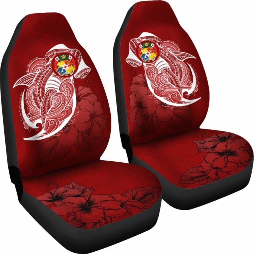 Tonga Car Seat Covers Shark Coat Of Arms