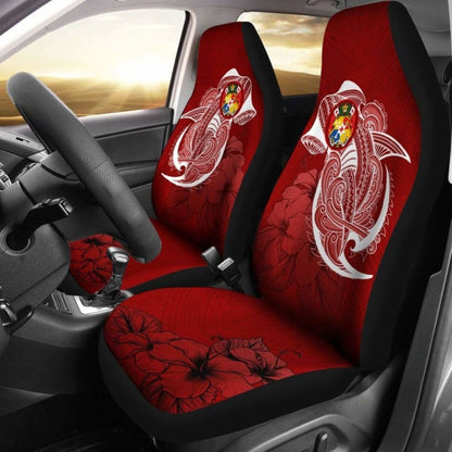 Tonga Car Seat Covers Shark Coat Of Arms