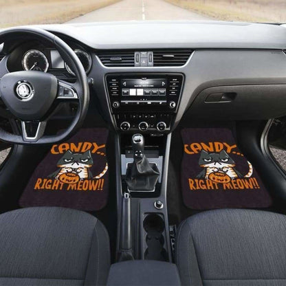 Candy Right Meow Halloween Car Floor Mats