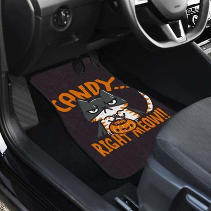 Candy Right Meow Halloween Car Floor Mats