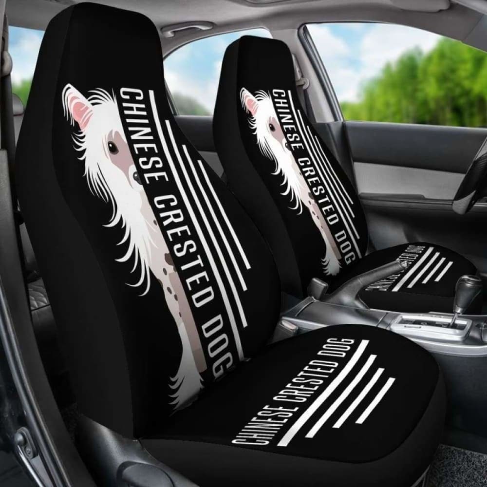 Chinese Crested Car Seat Covers