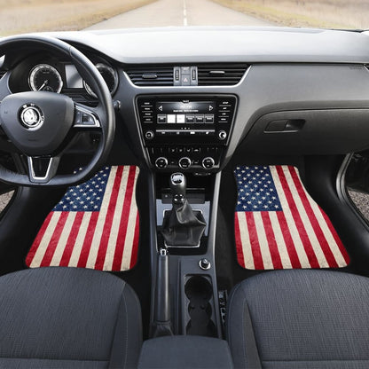 Patriotic American Flag Car Floor Mats