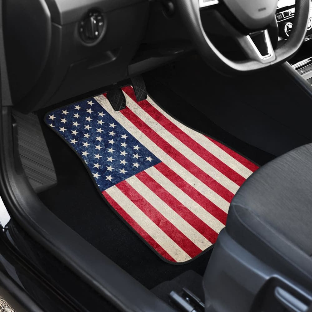 Patriotic American Flag Car Floor Mats