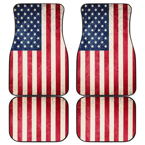 Patriotic American Flag Car Floor Mats
