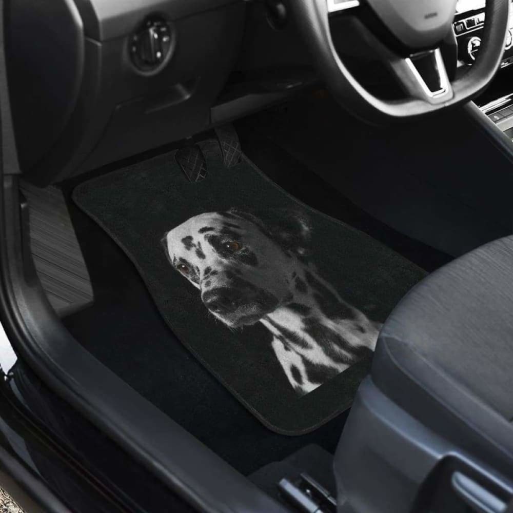 Dalmatians Dog Sad Face Car Floor Mats