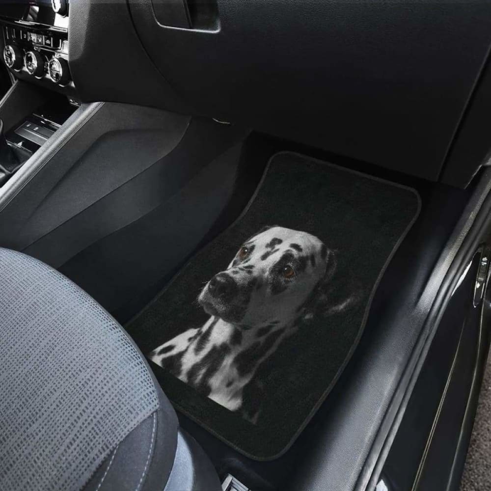 Dalmatians Dog Sad Face Car Floor Mats