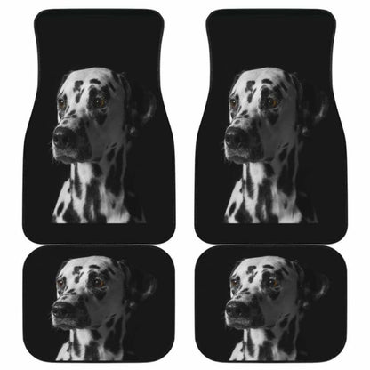 Dalmatians Dog Sad Face Car Floor Mats