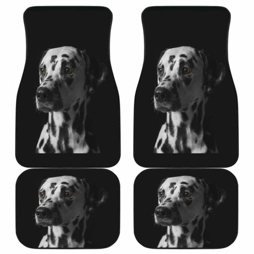 Dalmatians Dog Sad Face Car Floor Mats