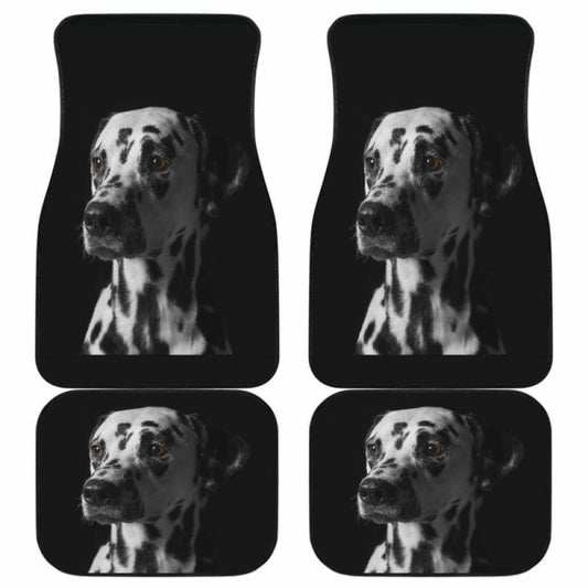 Dalmatians Dog Sad Face Car Floor Mats