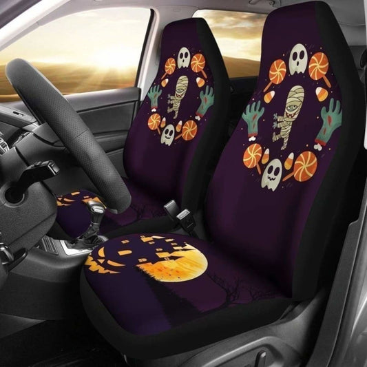 Mummy Halloween Car Seat Covers