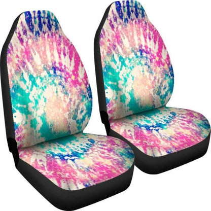 Tie Dye Pastel Car Seat Covers